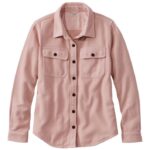 L.L.Bean vrouwen Overhemd uit 1912 gedempte roos kleding VT06470