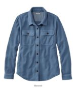 L.L.Bean vrouwen Overhemd uit 1912 maanlicht blauw kleding VT0642995