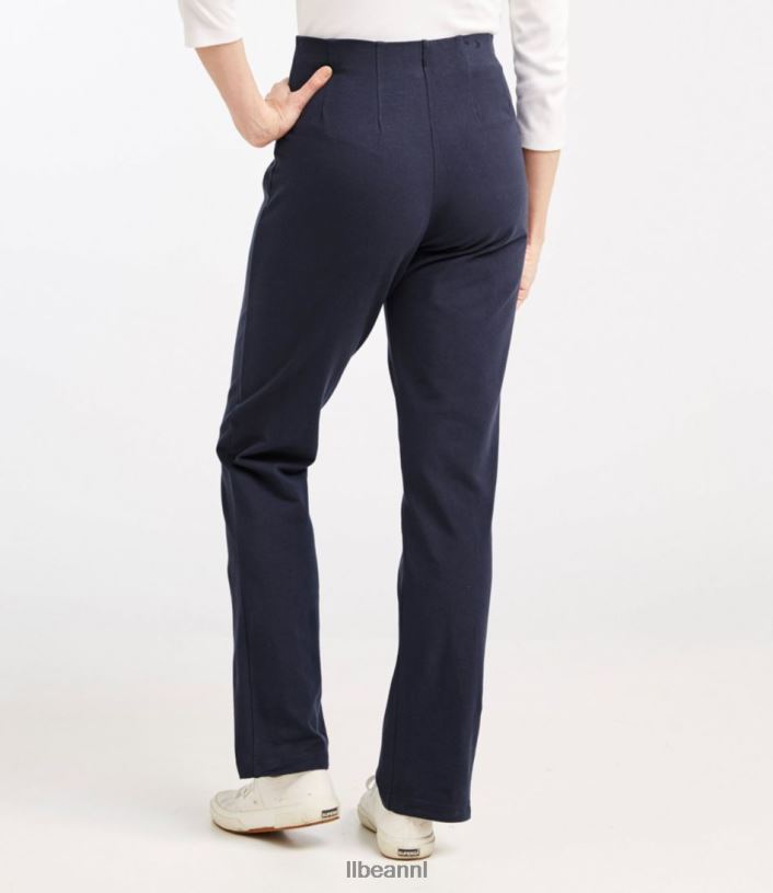 L.L.Bean vrouwen perfect passende broek diepe admiraalblauwe heide kleding VT0644582 - Image 3