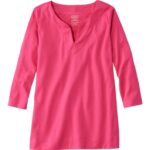 L.L.Bean vrouwen Pima katoenen tuniek azalea kleding VT0646400