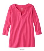 L.L.Bean vrouwen Pima katoenen tuniek azalea kleding VT0646400