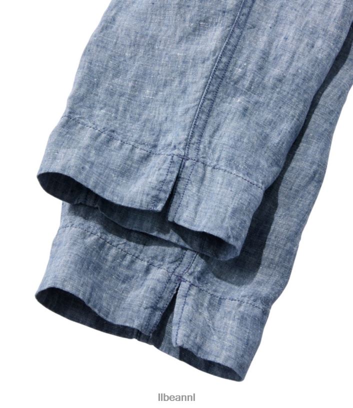 L.L.Bean vrouwen premium linnen luchtige pull-on enkelbroek klassieke marine kleding VT06488 - Image 5