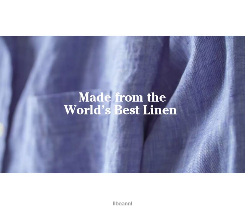 L.L.Bean vrouwen premium wasbaar linnen overhemd iris paars kleding VT06458 - Image 6