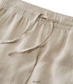 L.L.Bean vrouwen Premium wasbare linnen pull-on broek klassieke marine kleding VT06431 - Image 5