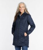 L.L.Bean vrouwen Primaloft-jas met fleecevoering bordeaux bovenkleding VT064841 - Image 2
