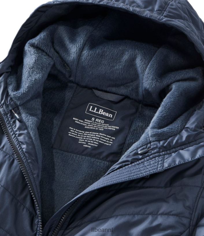 L.L.Bean vrouwen Primaloft-jas met fleecevoering bordeaux bovenkleding VT064841 - Image 6