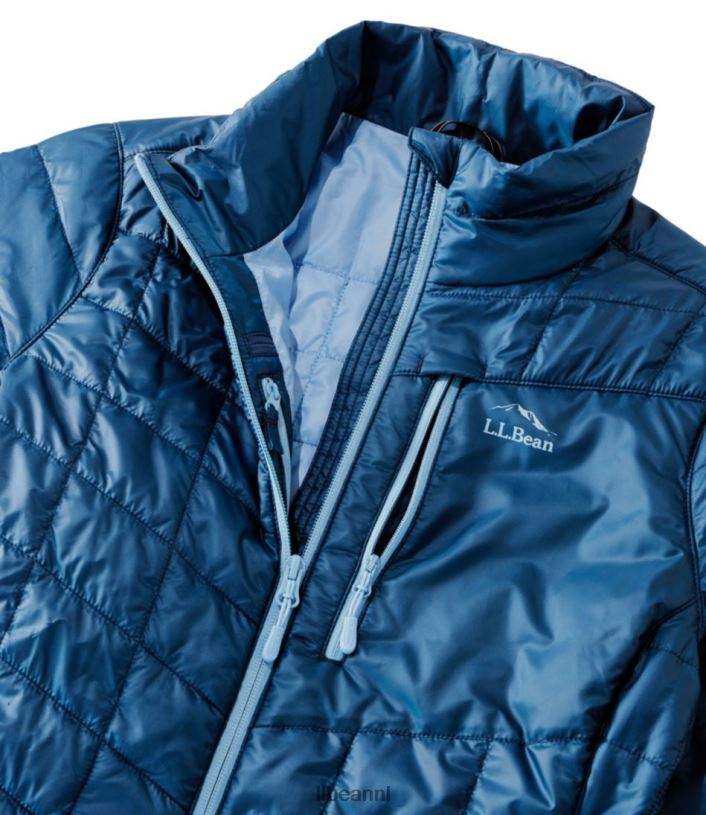 L.L.Bean vrouwen primaloft packaway-jack mistig blauw/licht hemelsblauw bovenkleding VT064829 - Image 5