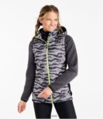 L.L.Bean vrouwen primaloft packaway lang vest koolstof camouflage bovenkleding VT064901 - Image 2