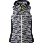 L.L.Bean vrouwen primaloft packaway lang vest koolstof camouflage bovenkleding VT064901