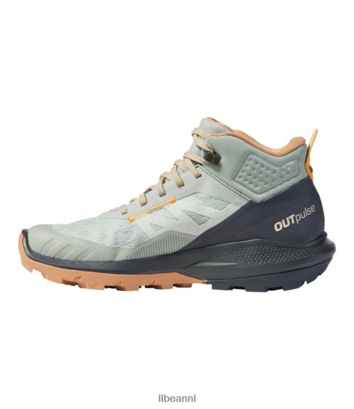L.L.Bean vrouwen salomon outpulse gore tex wandelschoenen stormachtig weer/zwart/smeedijzer schoenen VT0643817 - Image 2