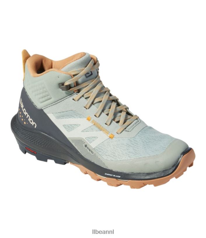 L.L.Bean vrouwen salomon outpulse gore tex wandelschoenen stormachtig weer/zwart/smeedijzer schoenen VT0643817 - Image 6