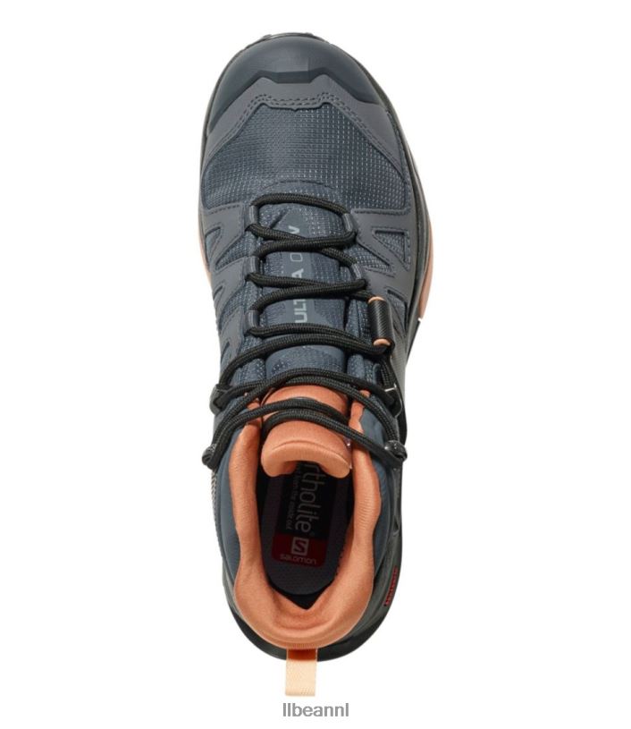 L.L.Bean vrouwen salomon x ultra 4 gore tex wandelschoenen ebbenhout/mokkamousse/amandelcrème schoenen VT0641099 - Image 4