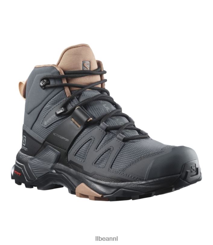 L.L.Bean vrouwen salomon x ultra 4 gore tex wandelschoenen ebbenhout/mokkamousse/amandelcrème schoenen VT0641099 - Image 6