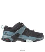 L.L.Bean vrouwen salomon x ultra 4 gore tex wandelschoenen zwart/stormachtig weer/opaalblauw schoenen VT0641207