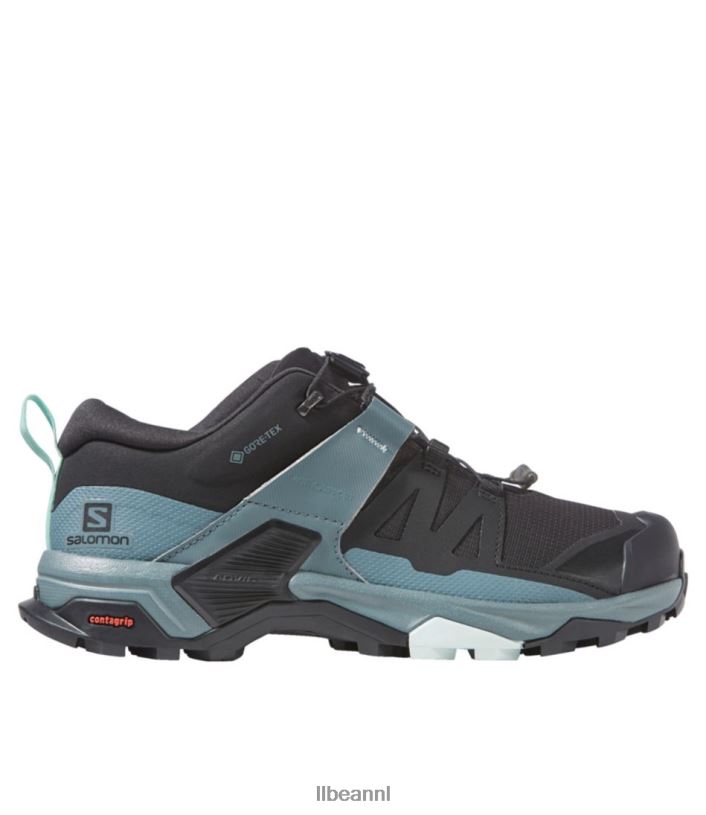L.L.Bean vrouwen salomon x ultra 4 gore tex wandelschoenen zwart/stormachtig weer/opaalblauw schoenen VT0641207 - Image 1