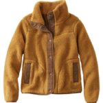 L.L.Bean vrouwen Sherpafleece jack antiek goud bovenkleding VT0646658