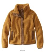 L.L.Bean vrouwen Sherpafleece jack antiek goud bovenkleding VT0646658