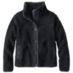 L.L.Bean vrouwen Sherpafleece jack zwart bovenkleding VT0647045