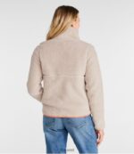 L.L.Bean vrouwen sherpafleece trui zee groen kleding VT0647207 - Image 3