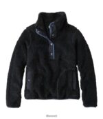 L.L.Bean vrouwen sherpafleece trui zwart kleding VT0646601
