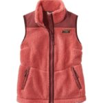 L.L.Bean vrouwen sherpafleece vest mineraal rood bovenkleding VT0647057