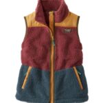 L.L.Bean vrouwen sherpafleece vest palissander/rangeley blauw bovenkleding VT0645104