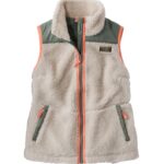 L.L.Bean vrouwen sherpafleece vest speksteen bovenkleding VT064871