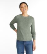 L.L.Bean vrouwen slub trui van biologisch katoen zee groen kleding VT0645782 - Image 2