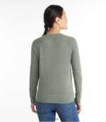L.L.Bean vrouwen slub trui van biologisch katoen zee groen kleding VT0645782 - Image 3