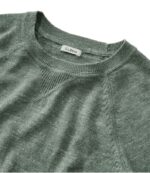 L.L.Bean vrouwen slub trui van biologisch katoen zee groen kleding VT0645782 - Image 4