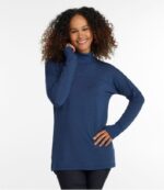 L.L.Bean vrouwen Softflex mockneck-trui middernacht zwarte heide kleding VT0644942 - Image 2