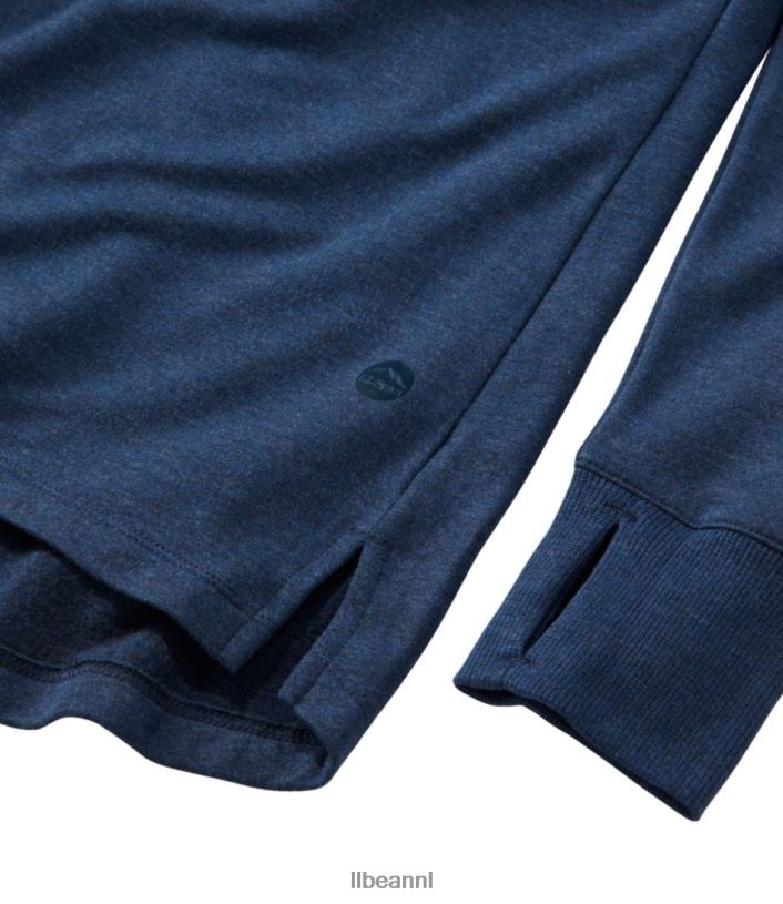 L.L.Bean vrouwen Softflex mockneck-trui middernacht zwarte heide kleding VT0644942 - Image 4