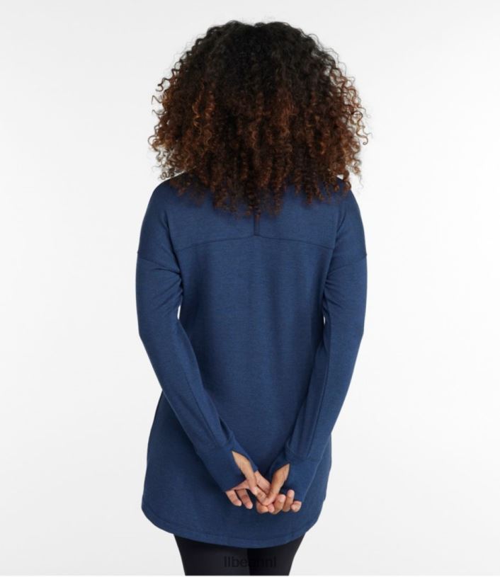 L.L.Bean vrouwen Softflex mockneck-trui rode wijnheide kleding VT064523 - Image 3