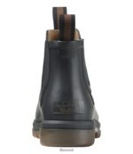 L.L.Bean vrouwen stoere wellie chelsea boots kelp groen/zwart schoenen VT0645185 - Image 3