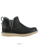 L.L.Bean vrouwen stonington instaplaarzen zwart schoenen VT0641009