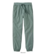 L.L.Bean vrouwen stretch ripstop pull-on broek zee groen kleding VT0646958