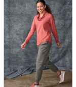 L.L.Bean vrouwen stretch ripstop pull-on broek zee groen kleding VT0646958 - Image 6