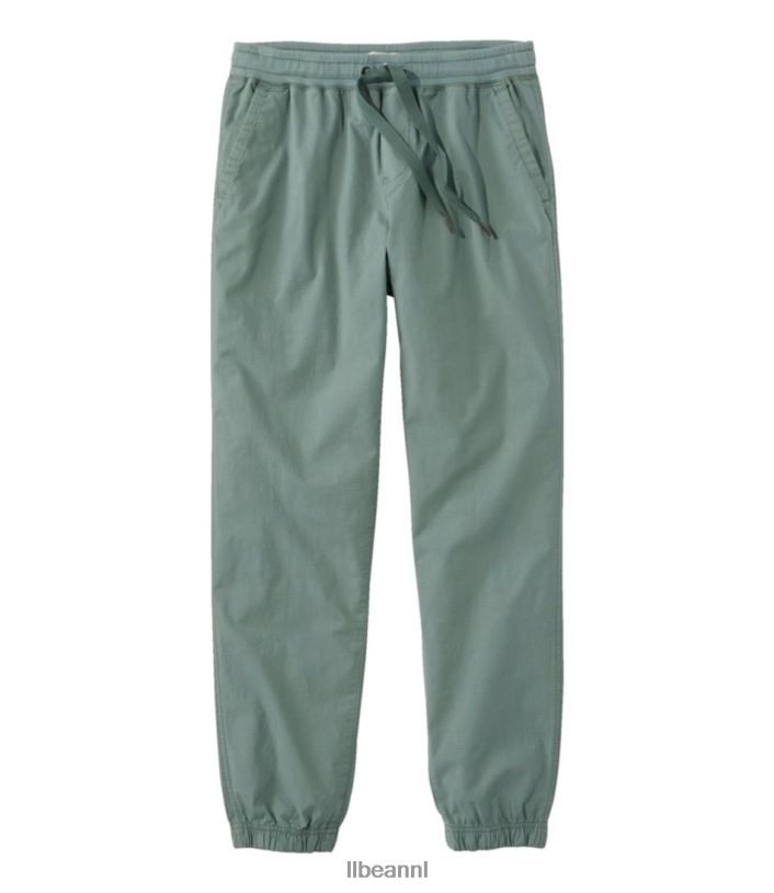 L.L.Bean vrouwen stretch ripstop pull-on broek zee groen kleding VT0646958 - Image 1