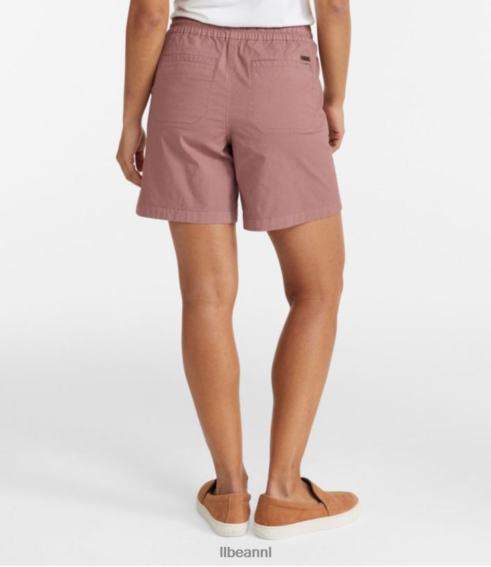 L.L.Bean vrouwen stretch ripstop pull-on short rokerig mauve kleding VT0643106 - Image 3