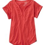L.L.Bean vrouwen stroomzijde tee arctisch blauw kleding VT064211