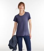 L.L.Bean vrouwen stroomzijde tee donkere maagdenpalm kleding VT0643175 - Image 2