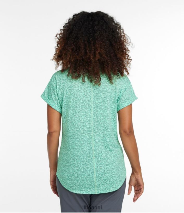 L.L.Bean vrouwen stroomzijde tee nautische marine geo kleding VT06413 - Image 3