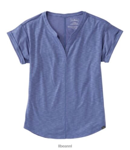 L.L.Bean vrouwen stroomzijde tee ridderspoor kleding VT0646481