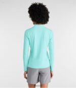 L.L.Bean vrouwen sunsmart upf 50+ zonneshirt kobalt kleding VT0643241 - Image 2