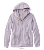 L.L.Bean vrouwen Sweatshirt met capuchon van biologisch katoen lila mist kleding VT0644618