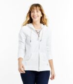 L.L.Bean vrouwen Sweatshirt met capuchon van biologisch katoen rustiek blauw kleding VT06455 - Image 2