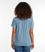 L.L.Bean vrouwen T-shirt van biologisch katoen laurierblad stip kleding VT0645692 - Image 3