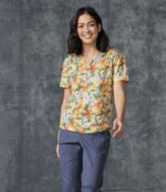 L.L.Bean vrouwen T-shirt van biologisch katoen laurierblad stip kleding VT0645692 - Image 5