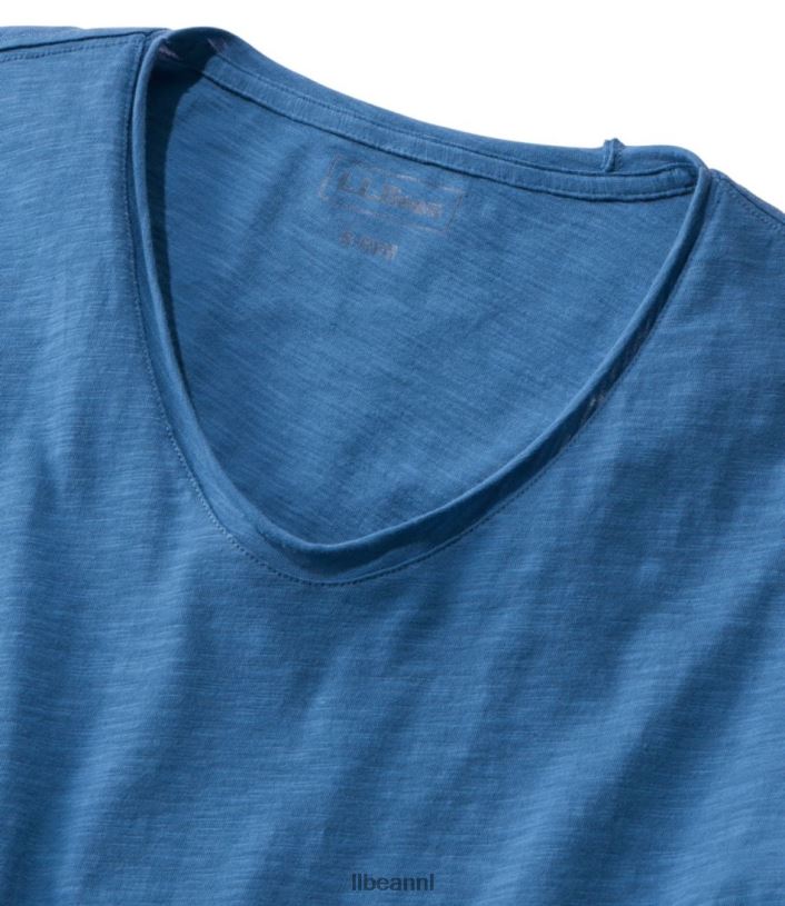 L.L.Bean vrouwen T-shirt van biologisch katoen vervaagde aubergine kleding VT0642977 - Image 4