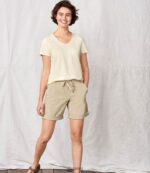 L.L.Bean vrouwen T-shirt van biologisch katoen vervaagde aubergine kleding VT0642977 - Image 5